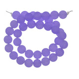 Maxbell Natural Malay Jade Jewelry Making Stone Round Loose Beads 10mm Purple