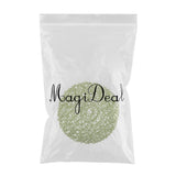 Maxbell Handmade Straw Woven Mat DIY Photo Props for Garden Home Decor Light Green