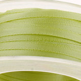 Maxbell 55 Yard Polyester Double Ribbon 3 mm for Gift Package Wrapping Light Green