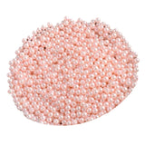 Maxbell 500pcs 6mm Round Plastic Imitation Pearl Spacer Beads DIY Craft Light Pink