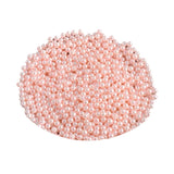 Maxbell 500pcs 6mm Round Plastic Imitation Pearl Spacer Beads DIY Craft Light Pink