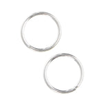 Maxbell 20 Pieces Silver Plated Soldered Closed Jump Rings Jewelry Findings 4mm