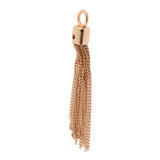 Maxbell Long Metal Chain Tassel Charm Pendant Tassels Jewelry Making Crafts gold