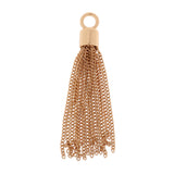 Maxbell Long Metal Chain Tassel Charm Pendant Tassels Jewelry Making Crafts gold