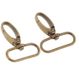 Maxbell 4pcs DIY Jewelry Accessories Metal Lobster Clasps Claw Hooks 3.2 cm Bronze