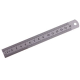 Maxbell Dual Side Stainless Steel Straight Ruler English/Metric Ruler 15cm