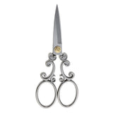 Maxbell Vintage Stainless Steel Tailoring Scissors Dressmaking Fabric Shears Silver
