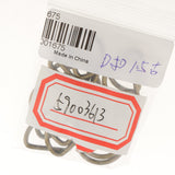 Maxbell 100 Pieces Alloy DIY D Dee Rings for Webbing Strapping 15x10x2mm Bronze