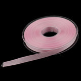 Maxbell 10mm Double Sided Satin Ribbon Spool Decor Craft Wedding Trim 25m Light pink