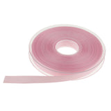 Maxbell 10mm Double Sided Satin Ribbon Spool Decor Craft Wedding Trim 25m Light pink