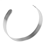 Maxbell 1 Piece Silver Blank Bangle Setting Cuff Bracelet For Jewelry Making 1cm