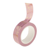 Maxbell 6 Pieces Washi Masking Tape Adhesive Decorative Tape for Scrapbooking Pink