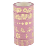 Maxbell 6 Pieces Washi Masking Tape Adhesive Decorative Tape for Scrapbooking Pink