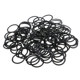 Maxbell 100 Pieces Metal Bra Lingerie Strap Clips Hook Slider Buckle 18mm Black