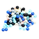 Maxbell 100 Pieces Faux Pearl Round Beads without Hole Jewelry Accessory 6 mm