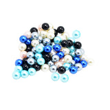 Maxbell 100 Pieces Faux Pearl Round Beads without Hole Jewelry Accessory 6 mm