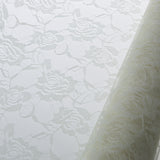 Maxbell Ingenious DIY Bouquet Base Handmade Rose Lace Floral Mesh for Decor Cream
