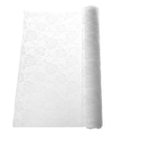 Maxbell Ingenious DIY Bouquet Base Handmade Rose Lace Floral Mesh for Decor White