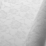 Maxbell Ingenious DIY Bouquet Base Handmade Rose Lace Floral Mesh for Decor White