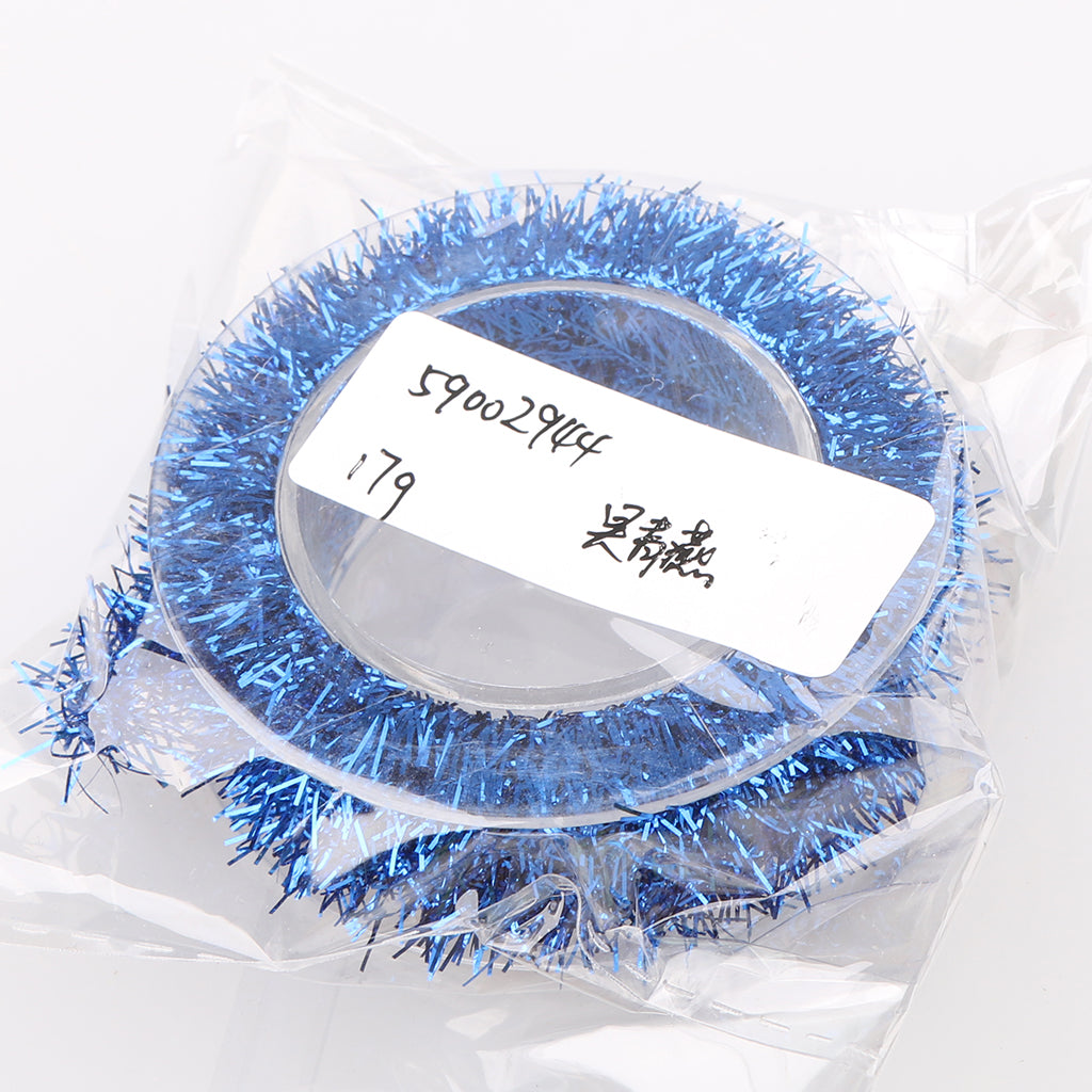 Maxbell 1.5m Glitter Tinsel Garland for Christmas Home Party Decoration royalblue