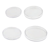 Maxbell 10 Pieces Clear Coin Capsules Containers Holders Collectors Gift  46mm