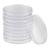 Maxbell 10 Pieces Clear Coin Capsules Containers Holders Collectors Gift  55mm
