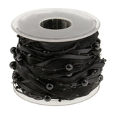 Maxbell 10m DIY Applique Sheer Mesh Beaded Lace Trim Ribbon 20 mm for Decor Black