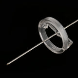 Maxbell Plastic Candle Making Model Flat Top Round Candle Craft Mold  8cm Height