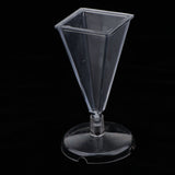Maxbell 1 Piece Candle Mould Pyramid PC Plastic Material Handcraft DIY 5x5x10 cm