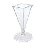 Maxbell 1 Piece Candle Mould Pyramid PC Plastic Material Handcraft DIY 5x5x10 cm