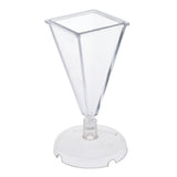 Maxbell 1 Piece Candle Mould Pyramid PC Plastic Material Handcraft DIY 5x5x10 cm