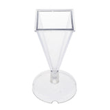 Maxbell 1 Piece Candle Mould Pyramid PC Plastic Material Handcraft DIY 5x5x10 cm