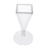 Maxbell 1 Piece Candle Mould Pyramid PC Plastic Material Handcraft DIY 5x5x10 cm