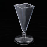 Maxbell 1 Piece Candle Mould Pyramid PC Plastic Material Handcraft DIY 5x5x10 cm