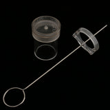 Maxbell Plastic Candle Making Model Flat Top Round Candle Craft Mold  6cm Height