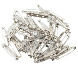 Maxbell 50 Pieces Bar Pins Brooches Jewelry Making Crafts Findings 3.5cm