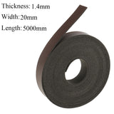 Maxbell 5 Meters DIY Leather Straps Strips for Leather Crafts 2cm Wide Light Coffee