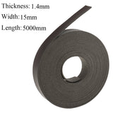 Maxbell 5 Meters Long DIY Crafts Leather Strap Strip 15mm Wide Deep Coffee