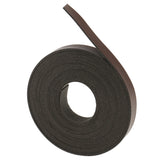 Maxbell 5 Meters Long DIY Crafts Leather Strap Strip 15mm Wide Light Coffee