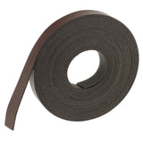 Maxbell 5 Meters Long DIY Crafts Leather Strap Strip 15mm Wide Light Coffee