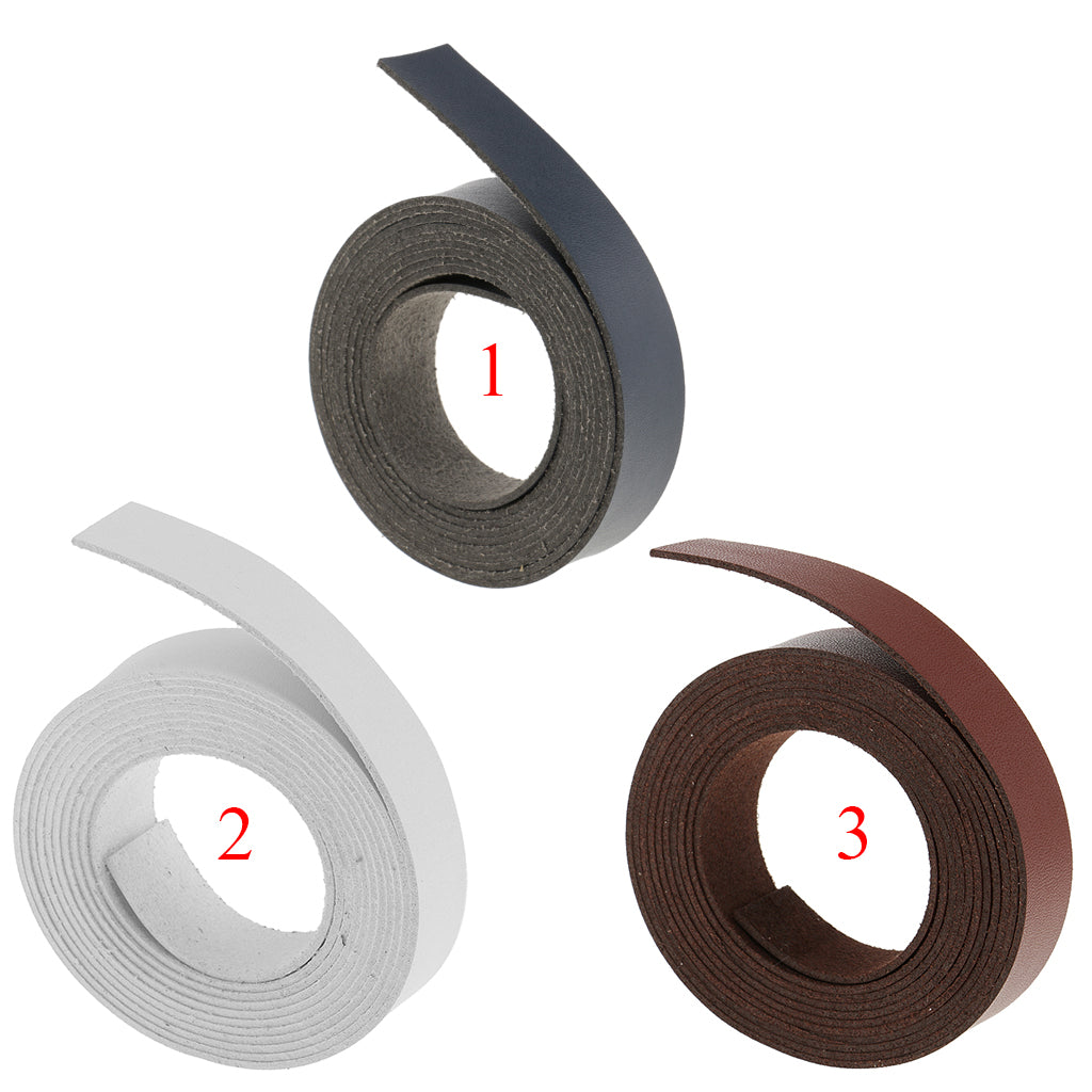 Maxbell 2 Meters Long LeatherCrafts Microfiber Strap 20mm Wide for Garment RoyalBlue