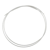 Maxbell 50cm 925 Sterling Silver Round Beading Wire for Jewelry Making 1mm