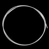 Maxbell 50cm 925 Sterling Silver Round Beading Wire for Jewelry Making 1mm