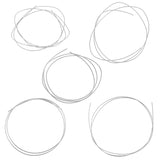 Maxbell 50cm 925 Sterling Silver Round Beading Wire for Jewelry Making 0.5mm