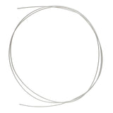 Maxbell 50cm 925 Sterling Silver Round Beading Wire for Jewelry Making 0.5mm