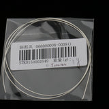 Maxbell 50cm 925 Sterling Silver Round Beading Wire for Jewelry Making 0.5mm