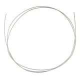 Maxbell 50cm 925 Sterling Silver Round Beading Wire for Jewelry Making 0.5mm