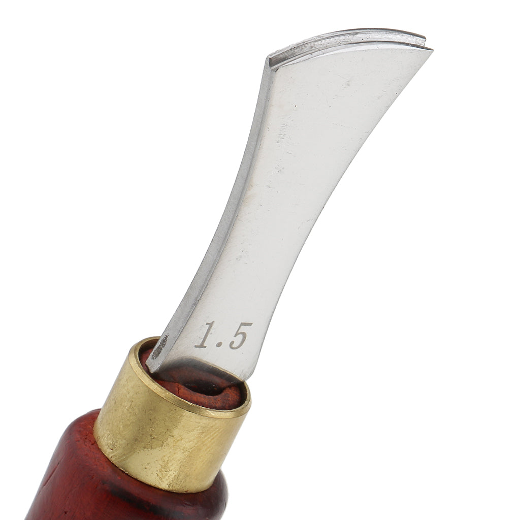 Maxbell Leather Edge Creaser Stainless Steel Edge Marking Decorate Tool 1.5mm