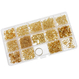 Maxbell Jewelry Making Starter Kit Tool Findings Components Storage Box Gold