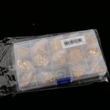 Maxbell Jewelry Making Starter Kit Tool Findings Components Storage Box Gold